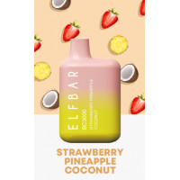 Электронная сигарета Эльф Бар 3000 затяжек Клубника Ананас Кокос (Elf Bar BC 3000 Strawberry Pineapple Coconut)