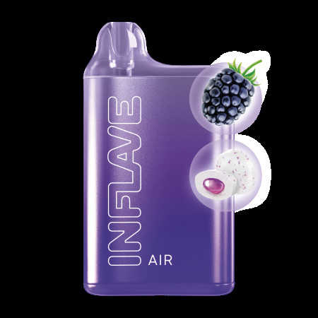 Электронная сигарета Inflave Air 6000 затяжек Жвачка Ежевика