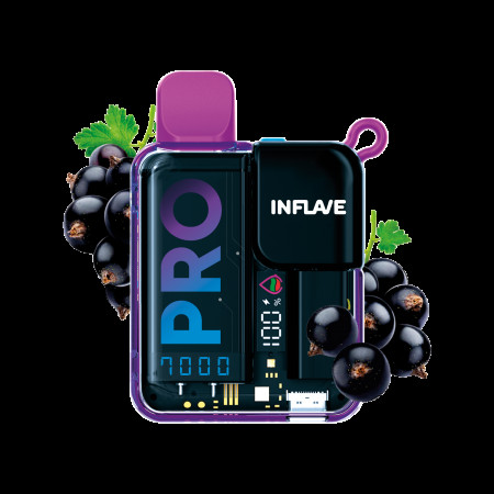 Электронная сигарета Inflave Pro 7000 затяжек Морс Чёрная Смородина