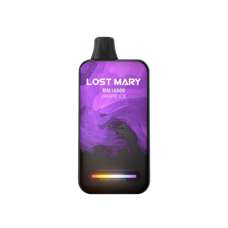 Электронная сигарета LOST MARY BM 16000 Grape Ice (Лост Мери Виноград Лёд)