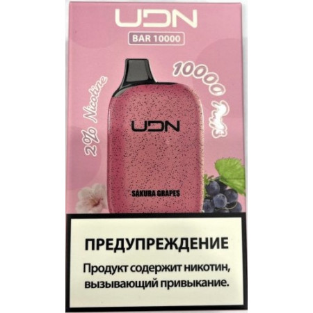 Электронная сигарета UDN BAR 10000 Sakura Grape (УДН Бар Сакура Виноград)