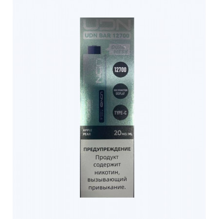 Электронная сигарета UDN BAR 12700 Яблоко Груша