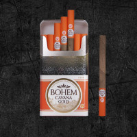 Сигариллы Бохем Деми Кавана Голд (Bohem Demi - Cavana Gold) Сигариллы со вкусом мёд ванильный ром и абрикос, формата Деми